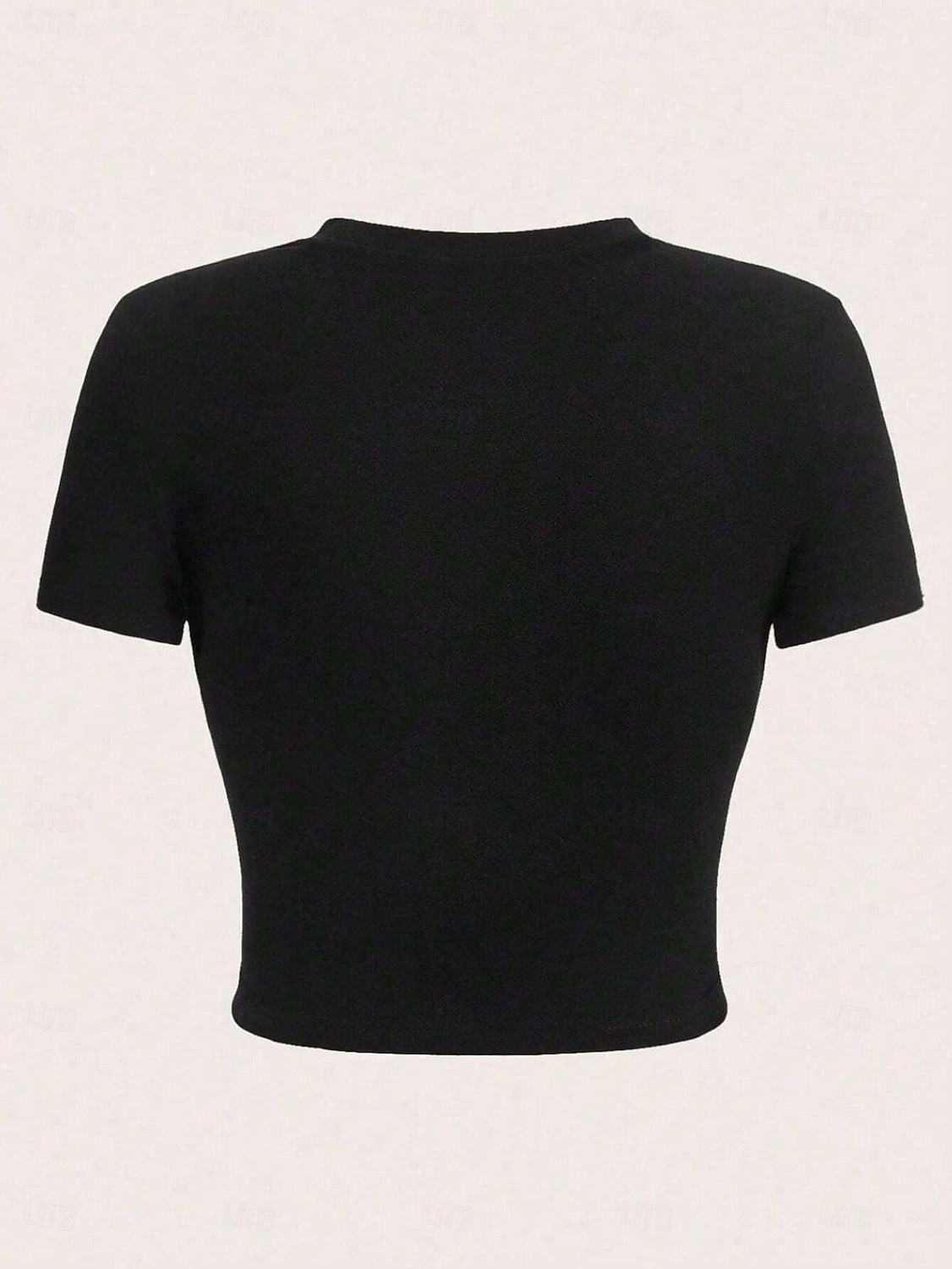 Punk y gótico Top corto Camiseta Chica gótica Calavera Disfraz Mujer Víspera de Todos los Santos Carnaval Casual Diario Adulto Camiseta Verano 2026 - $10.99 –P4