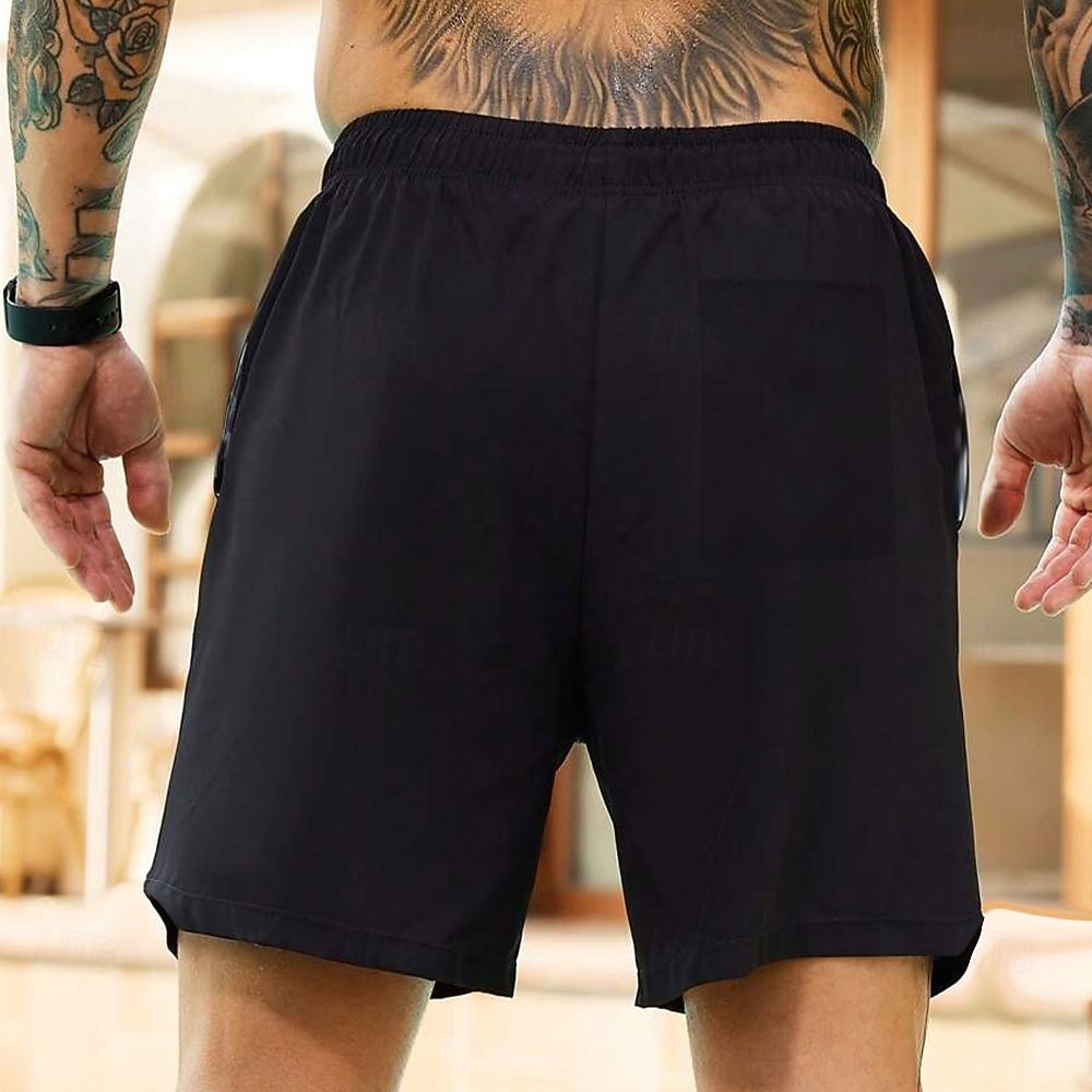 Men's Camouflage Letter Printed Lined Shorts 2 in 1 Board Shorts Swim Shorts Mid Waist Hawaiian Vacation Holiday Beach Wear Side Pockets With Compression Liner Elastic Drawstring Waist Designer 2026 - $22.99 –P2