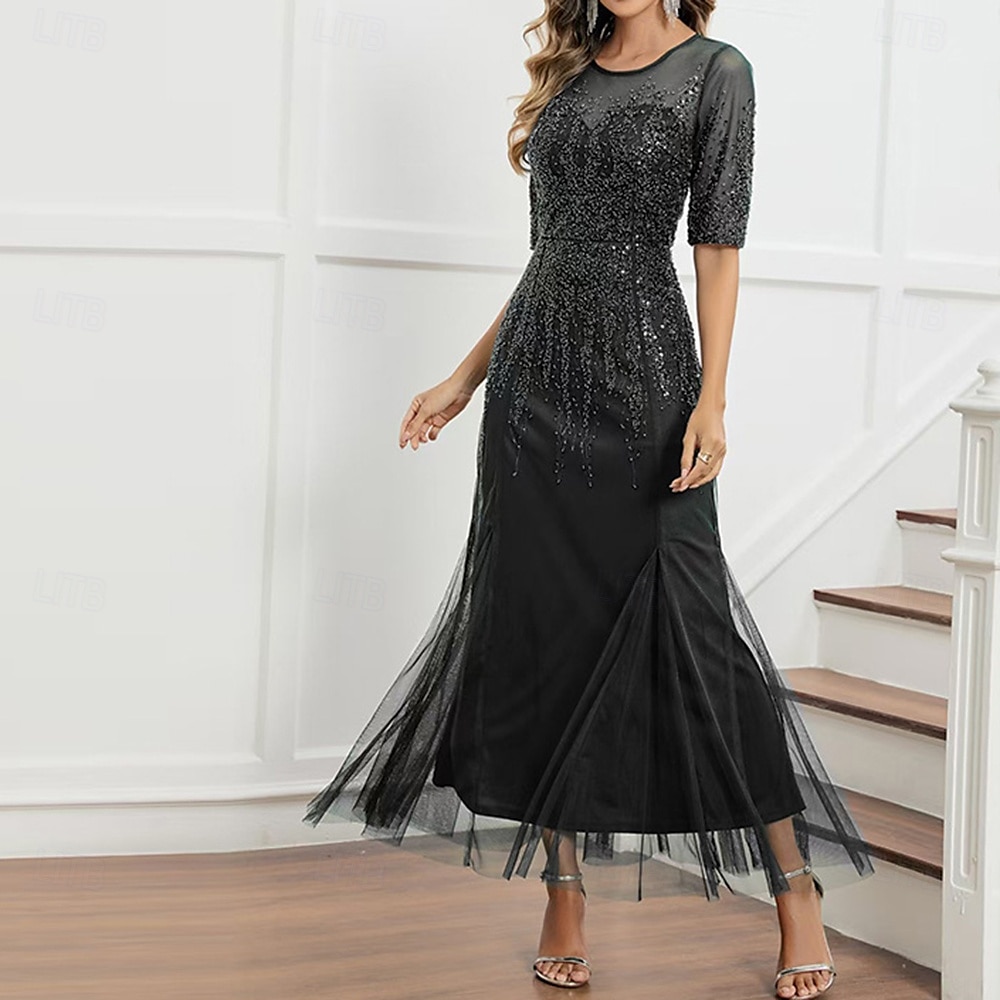 Retro Vintage Goldene Zwanziger 1920er Flapper Kleid Kleid Weihnachtsfeier Kleid Der große Gatsby Pailletten Netz Kostüm Damen Karneval Maskerade Hochzeit Hochzeitsgast Junggesellinnenabschiedsparty 2025 - $77.99 –P2