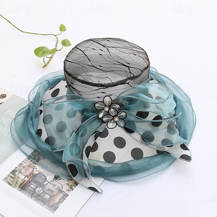 accessoire Organza Mariage Soirée Élégant Mariage Avec Tulle Casque Couvre-chef de 2025 ? $27.99 –P2