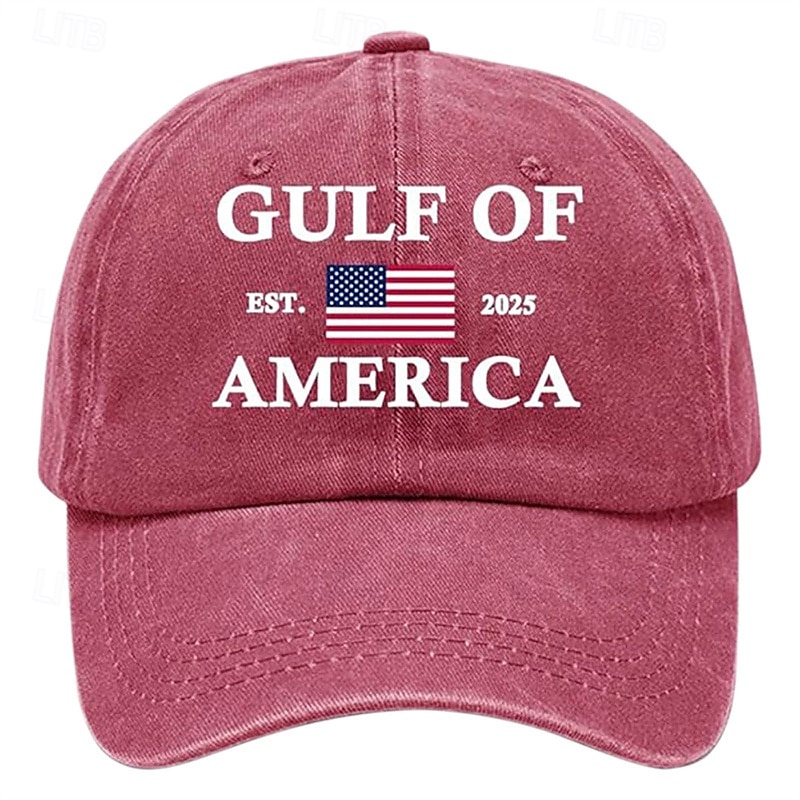 Men's Baseball Cap Sun Hat Trucker Hat Black Wine Cotton Adjustable Fashion Daily Wear Festival Graphic Pattern Casual / Daily 2025 - $7.99 –P8