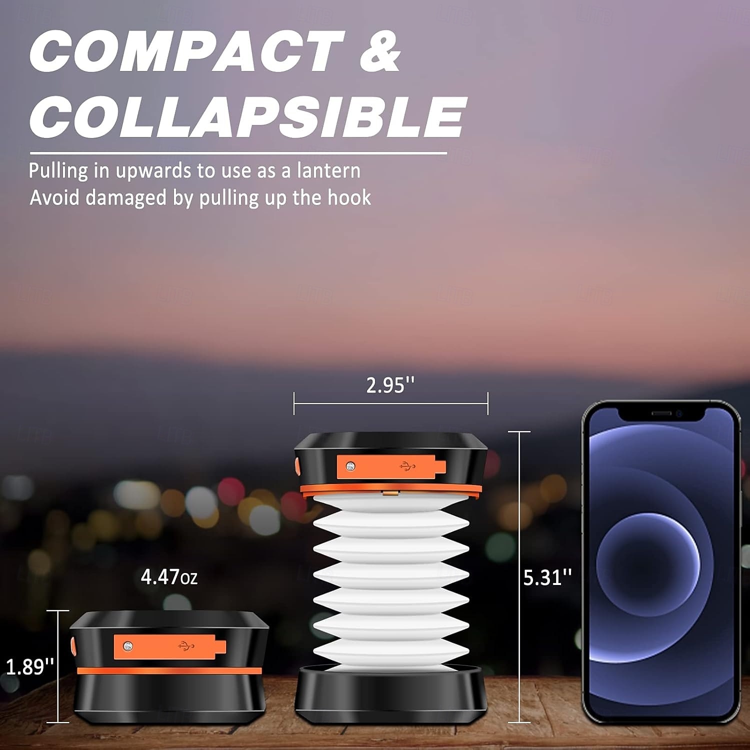 LED Solar Outdoor Lights Folding Solar Camping Lanterns Flashlights LED Hand Light USB Rechargeable Waterproof & Portable Lamp for Camping Emergency Power Outages Hurricanes for Halloween 2026 - $24.99 –P4