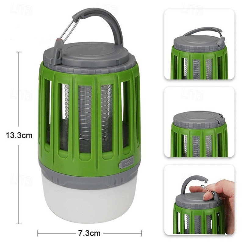 Multifunctional Mosquito Killer Lamp – USB Rechargeable LED Electric Shock Insect Trap and Camping Light for Home or Tents 2025 - $25.99 –P8