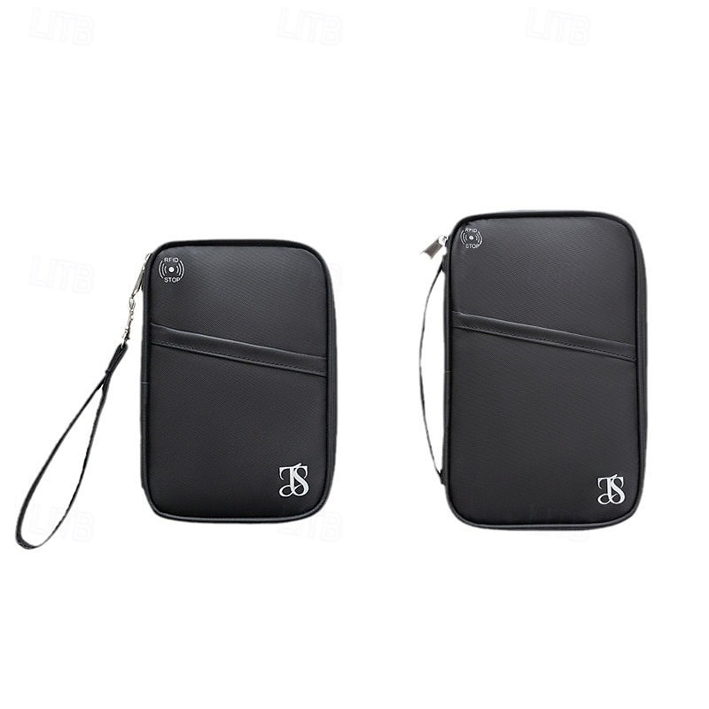 Portapassaporto anti-RFID per viaggi, organizer impermeabile per documenti da viaggio, custodia antifurto per passaporti, portafoglio da viaggio per documenti e carte del 2025 a $10.99 –P4