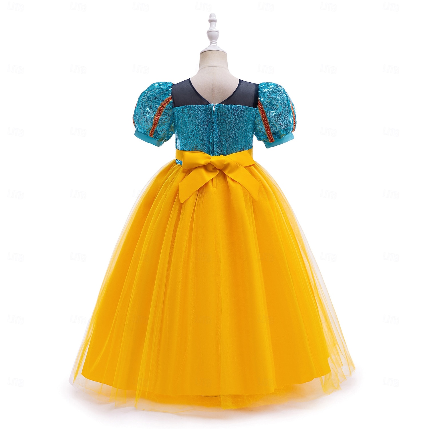 sachin and babi light blue dress Flower Fairy Costume Tutorial