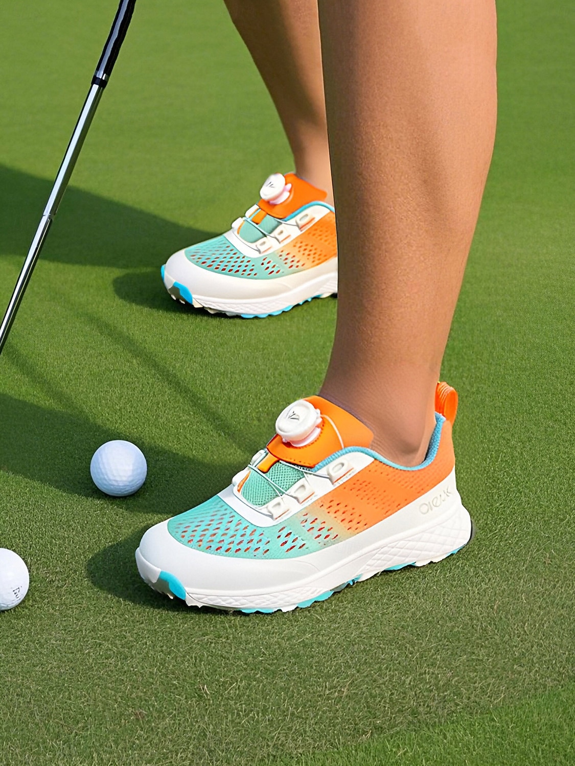 pantofi de golf vibranti de damă cu blocare rapidă - design colorat, respirabil și se potrivește sigur pentru performanțe optime 2026 - $64.99 –P7
