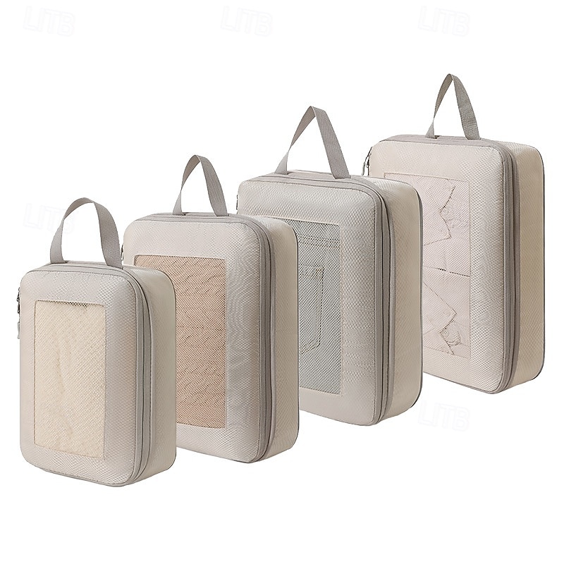 Compression Packing Cubes for Travel, Luggage & Backpack Organizer Set, Space Saver Storage Bags for Clothes, Shoes, Toiletries, Makeup & Digital Accessories 2025 - $21.99 –P4