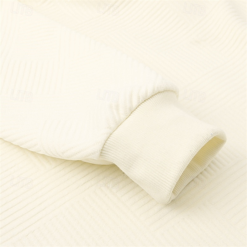 Bărbați Hanorac cu Glugă Caisă Negru Capișon Simplu Jacquard Buzunar Sporturi & Exterior Zilnic Concediu Poliester Șic Stradă De Bază Casual Vară Primăvară Îmbrăcăminte Hanorace hanorace 2025 - AU $36.39 –P8