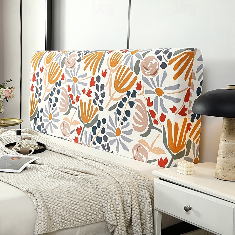 1 capa de cabeceira à prova de respingos de malha elástica jacquard capa de cabeceira para cama no quarto fácil de usar e limpar capa de cabeceira doméstica waffle de 2025 por $27.99 –P2
