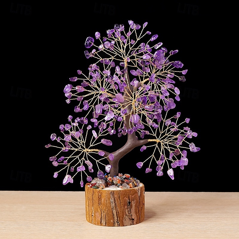 Copacul Vieții din Cristal 7 Copaci Cristal de Vindecare din Chakra pentru decorul casei decorul biroului decorul din living Copaci bonsai handmade pentru energie pozitivă noroc cadouri de ziua de 2026 - $33.99 –P4