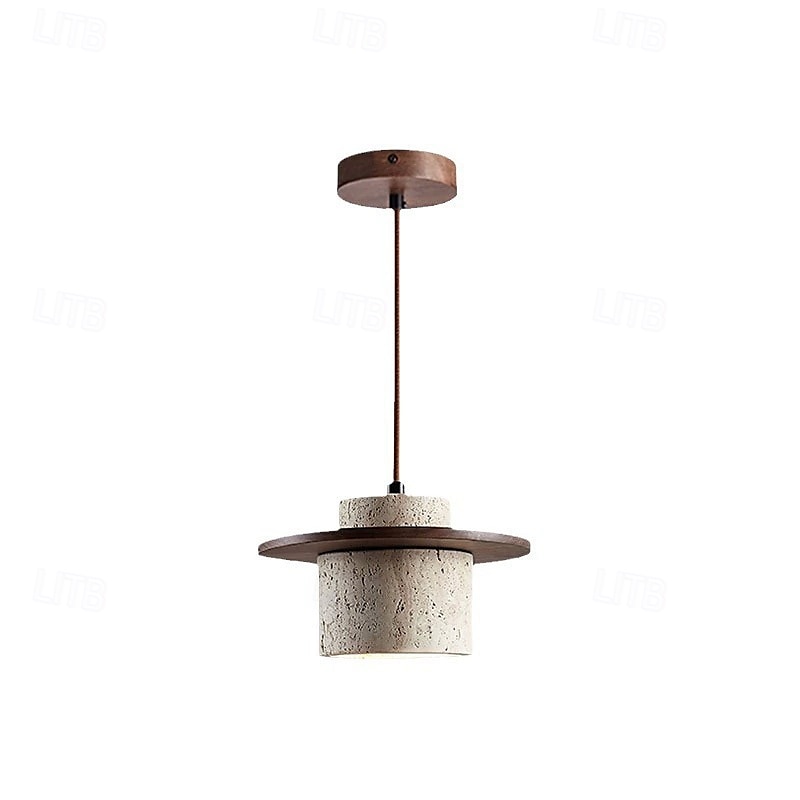 20 cm Pendant Lantern Design Geometric Shapes Pendant Light Stone Artistic Style Formal Style Vintage Style Vintage Country 110-120V 220-240V 2025 - $138.99 –P6