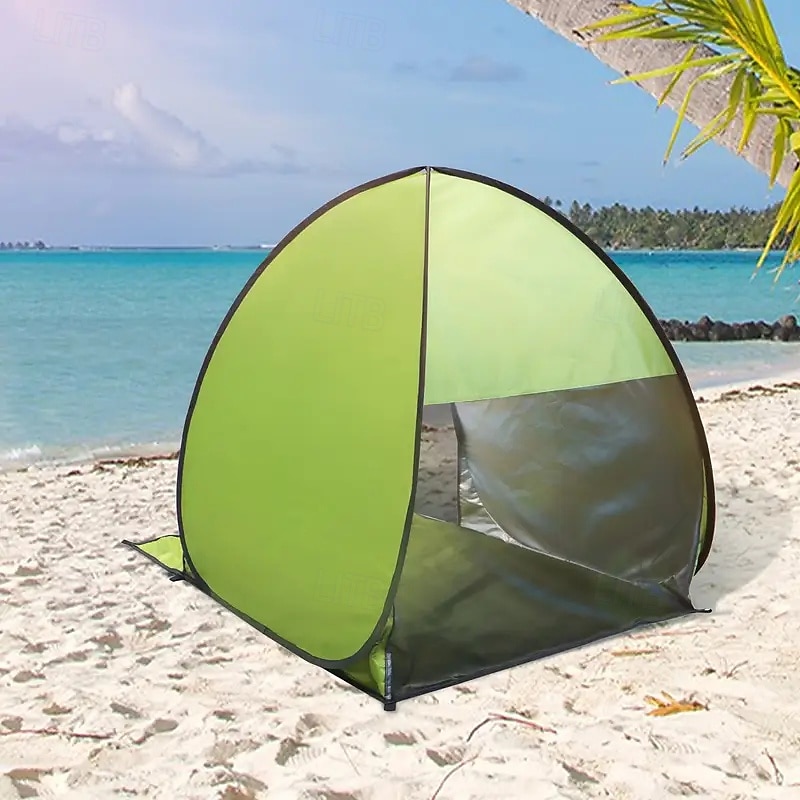 Pop-up-Strandzelt – UV- und wasserbeständig, geeignet für Camping, bietet Platz für 2 Personen 2025 - $68.99 –P3