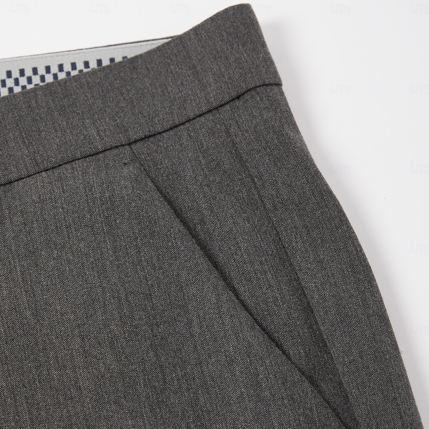 Men's Dress Pants Solid Color Wearable No-Iron Full Length Formal Wedding Party Elegant Fashion Black Grey Micro-elastic 2026 - $56.99 –P8