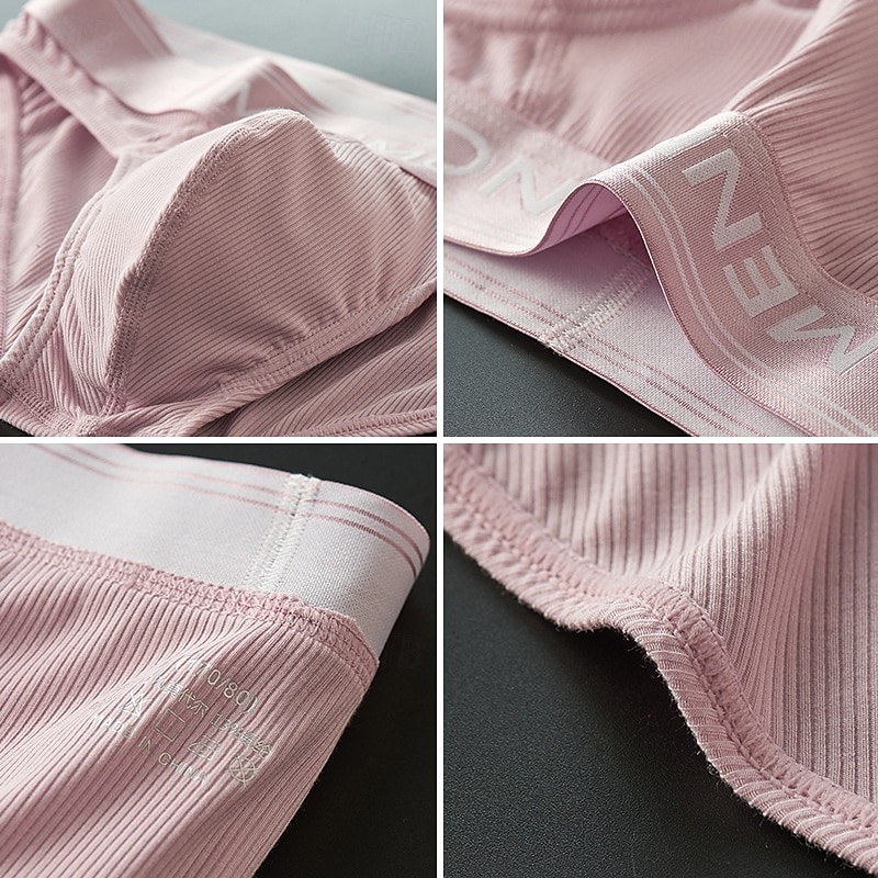 Hombre 1 pc Bragas básicas Slip Retazos Poliéster Transpirable Suave Cómodo Refranes y citas Tiro Medio Negro Blanco 2025 - $10.49 –P3