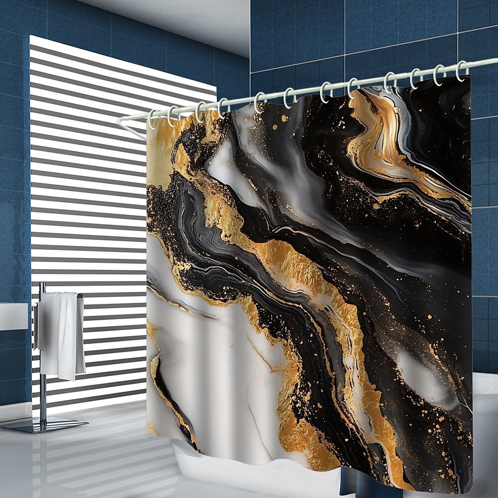 Shower Curtain with Hooks 180cm*180cm(70"*70") Polyester Washable Waterproof Pattern Bathroom Bathtub Decor Abstract Graffiti 2025 - $19.99 –P10