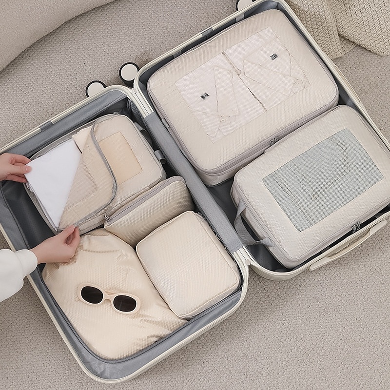 Compression Packing Cubes for Travel, Luggage & Backpack Organizer Set, Space Saver Storage Bags for Clothes, Shoes, Toiletries, Makeup & Digital Accessories 2025 - $21.99 –P2