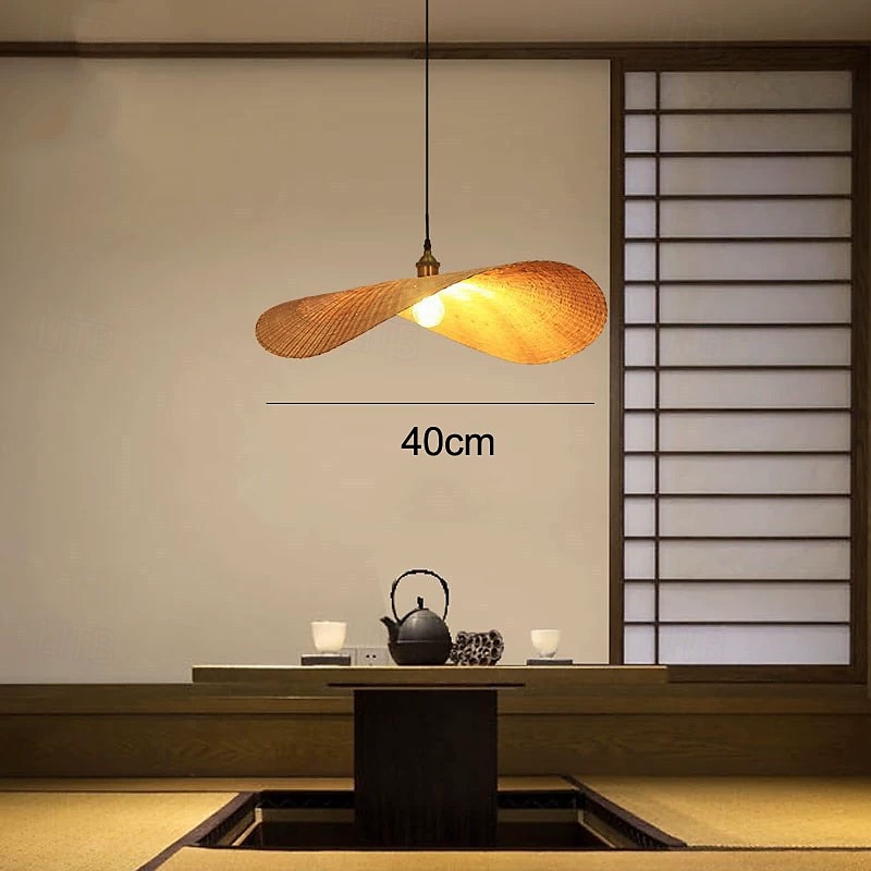 50 cm Design de Lanterne Suspendue Suspension Bambou Le style rétro Style Classique Mode ancien Traditionnel / Classique 110-120V 220-240V de 2025 ? $111.99 –P5