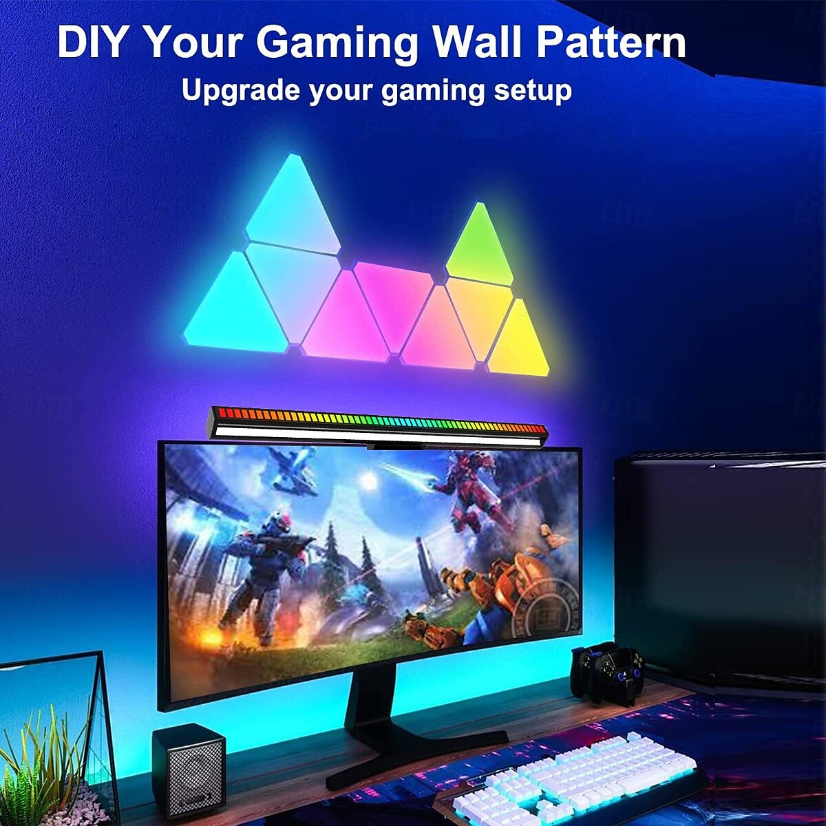 LED Lights 3/6/8/10/12Pack Lights Gaming Lights Smart Wall Lights with APP & Remote Control WiFi Connect for Home Decor,Gaming Room,Bar 2025 - $99.99 –P5