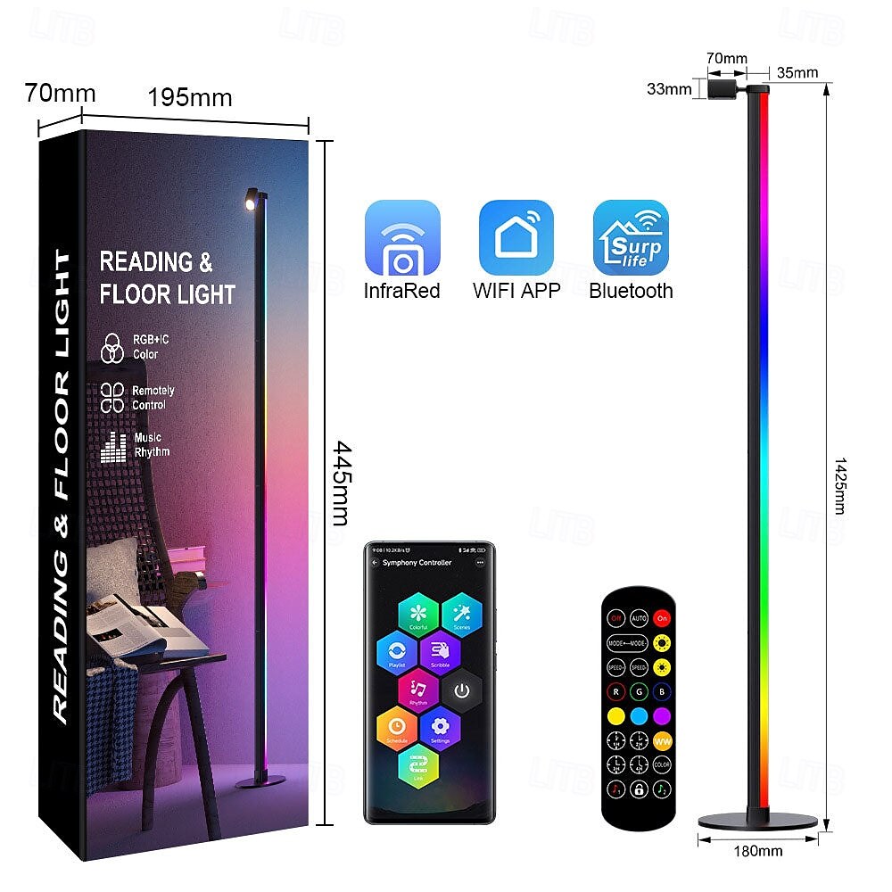 2025年 LED 充電式 RGB サウンド制御音楽レベルライトピックアップライトリズムライト音楽レベルインジケーターライト  コレクション – $99.99 –P4