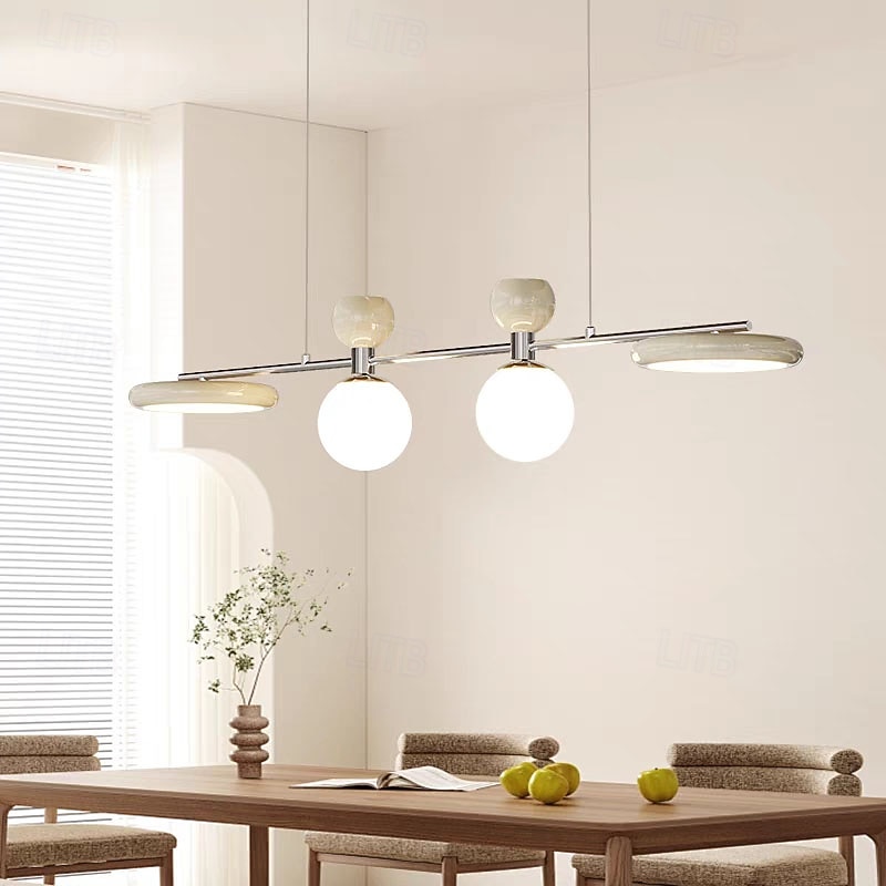 4-Light 110 cm Unique Design Pendant Light Metal Acrylic Painted Finishes Modern 110-120V 220-240V 2026 - $799.99 –P3