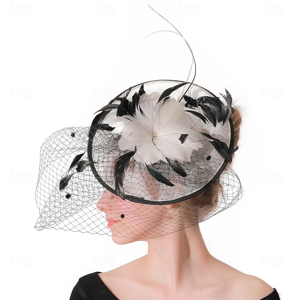Accesoriu de Păr Pene Nuntă Serată Elegant Nuntă Cu Pene Diadema Articole Pentru Cap 2025 - $31.99 –P1