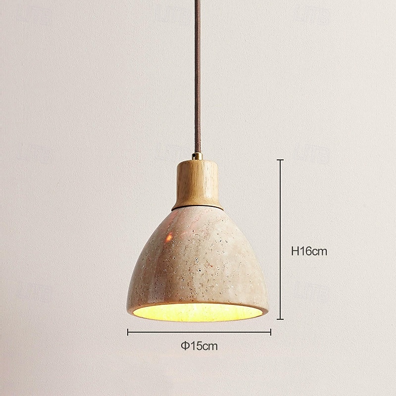 21 cm Design de Lanterne Suspendue Formes Géométriques Suspension Pierre Style Artistique Style Formel Le style rétro ancien Traditionnel / Classique 110-120V 220-240V de 2025 ? $135.99 –P9