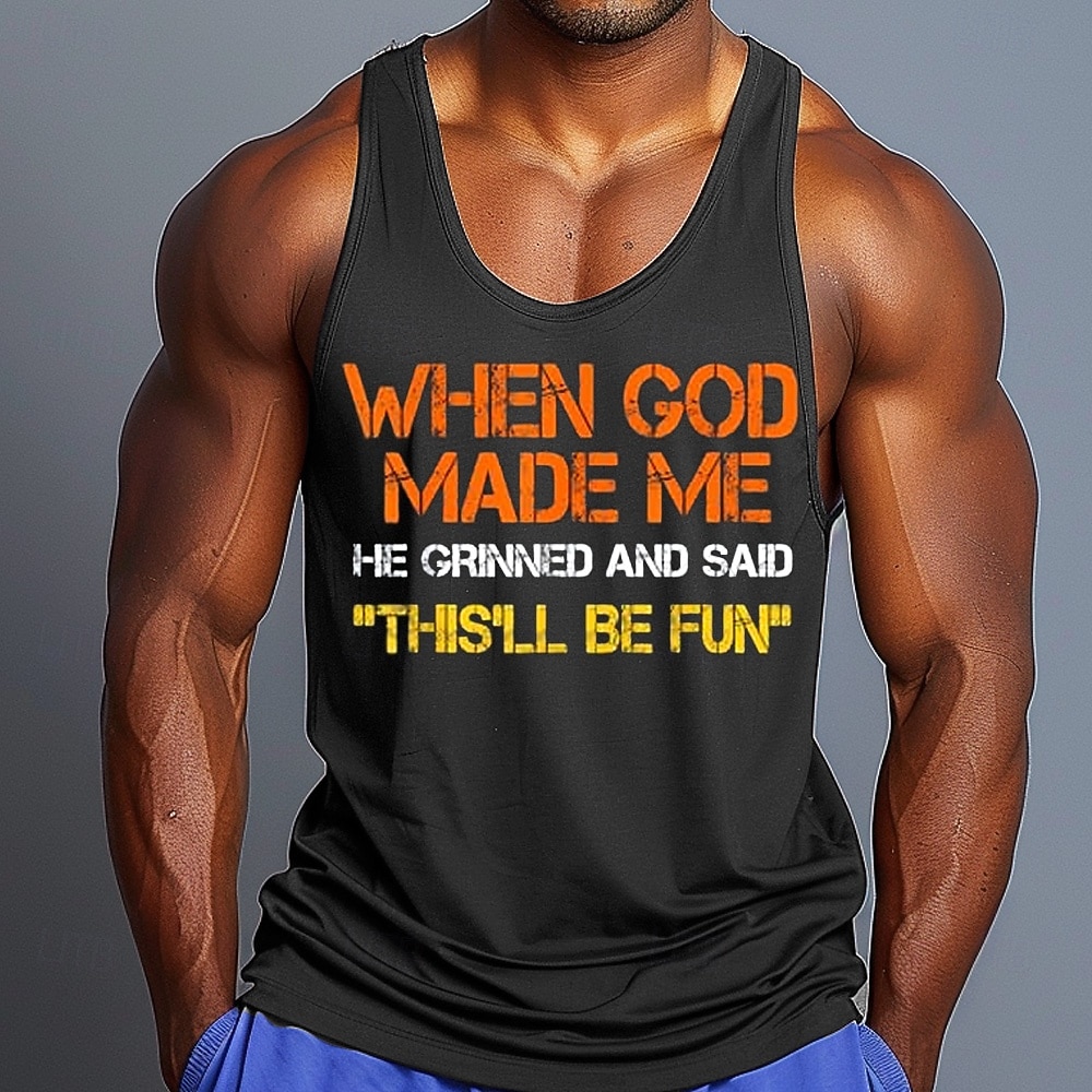 Herren Bibel Lustiges Slang Ärmelloses Top Kurzarm T-Shirt 3D-Druck Rundhals-Shirt Sport Mode Alltag Fitness Wandern Blau Rot Grün Sommer Frühling Kleidung Apparel 2026 - $16.49 –P4