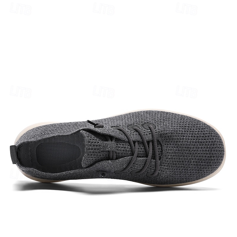 Leichte, atmungsaktive Strick-Sneaker für Herren – lässige Schnürschuhe für den Alltag und auf Reisen 2025 - $32.99 –P5