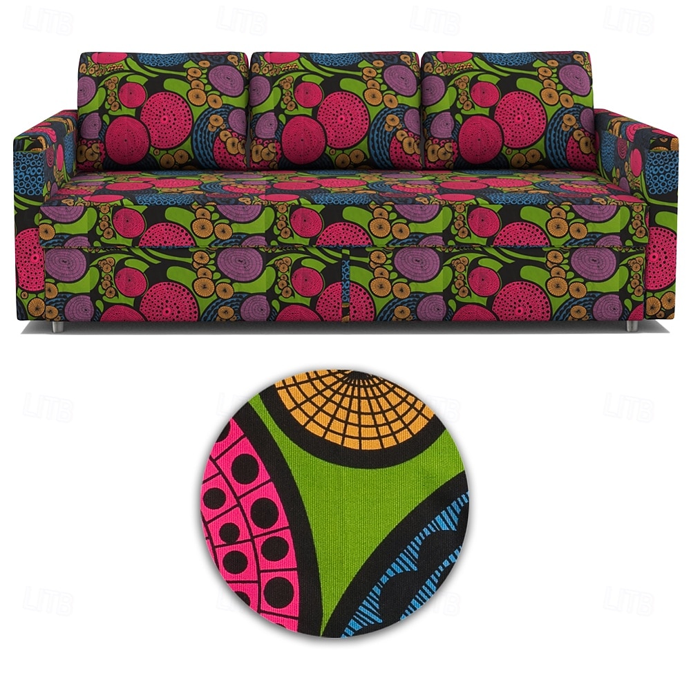 floral sovesofa trekk futon trekk ensfarget vattert slipcovers frihetcover litb prime trekk 2025 - $205.49 -P12