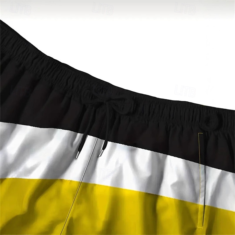Bărbați Pantaloni Scurti Pantaloni Scurți de Înot Boxeri înot Peteci Cordon Cu buzunare Uscare rapidă Cu buzunare Pantaloni Scurti Pantaloni Surfing Plajă Sporturi Acvatice  Vară 2026 - $12.99 –P7