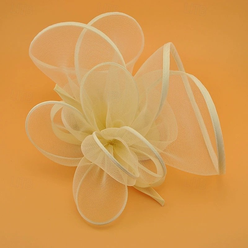 Kopfstück Tüll Hochzeit Abendgesellschaft Elegant Hochzeit Mit Tüll Kopfschmuck Kopfbedeckung 2025 - $19.49 –P5