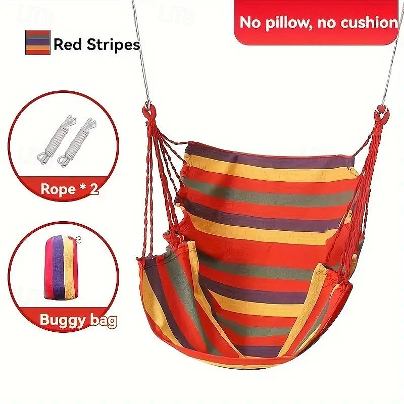 1 Piece Hammock Chair Swing Seat Sturdy Hammock Chair With Multiple Drawstrings Comfortable and Durable and Equipped With Two Ropes and Instructions for Easy Hanging Ideal for Outdoor Use 2025 - $54.99 –P5
