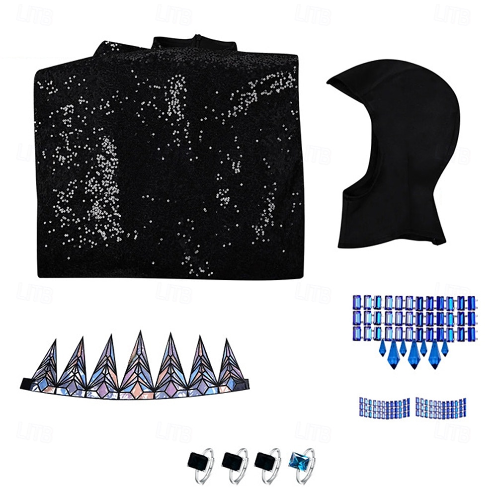 Śnieżnobiały Jad Zła królowa Sukienka Kostium Cosplay z filmu Strój karnawałowy Ubrać się Kostiumy z filmów for Damskie Dla dorosłych Halloween Karnawał Światowy Dzień Książki Spektakl Impreza 2025 - $96.49 –P2