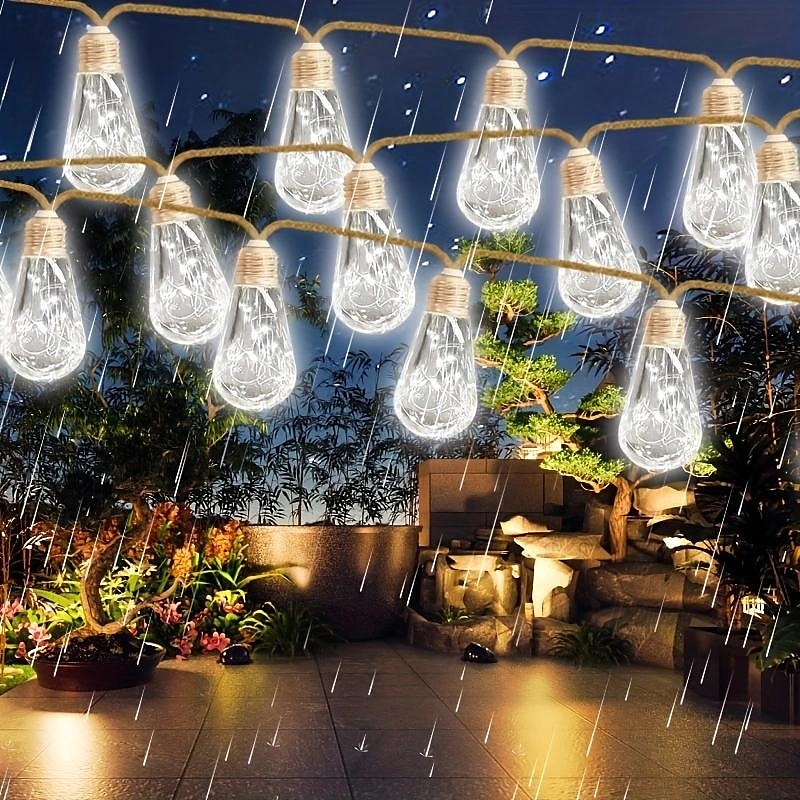 1 szt. zewnętrzny łańcuch świetlny z miedzianego drutu solarnego 8m-16 kulek bańka dziedziniec ogród balkon ogrodzenie balkon kemping namiot wesele festiwal impreza atmosfera dekoracja łańcuch 2025 - $31.99 –P2