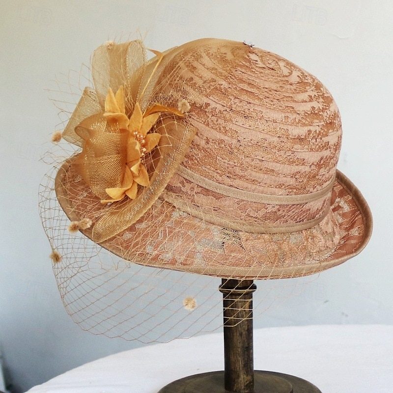 1950s Retro Vintage Hat Women's Valentine's Day Derby Ascot Horse Racing Festival Adults' Hat All Seasons 2026 - $33.99 –P9