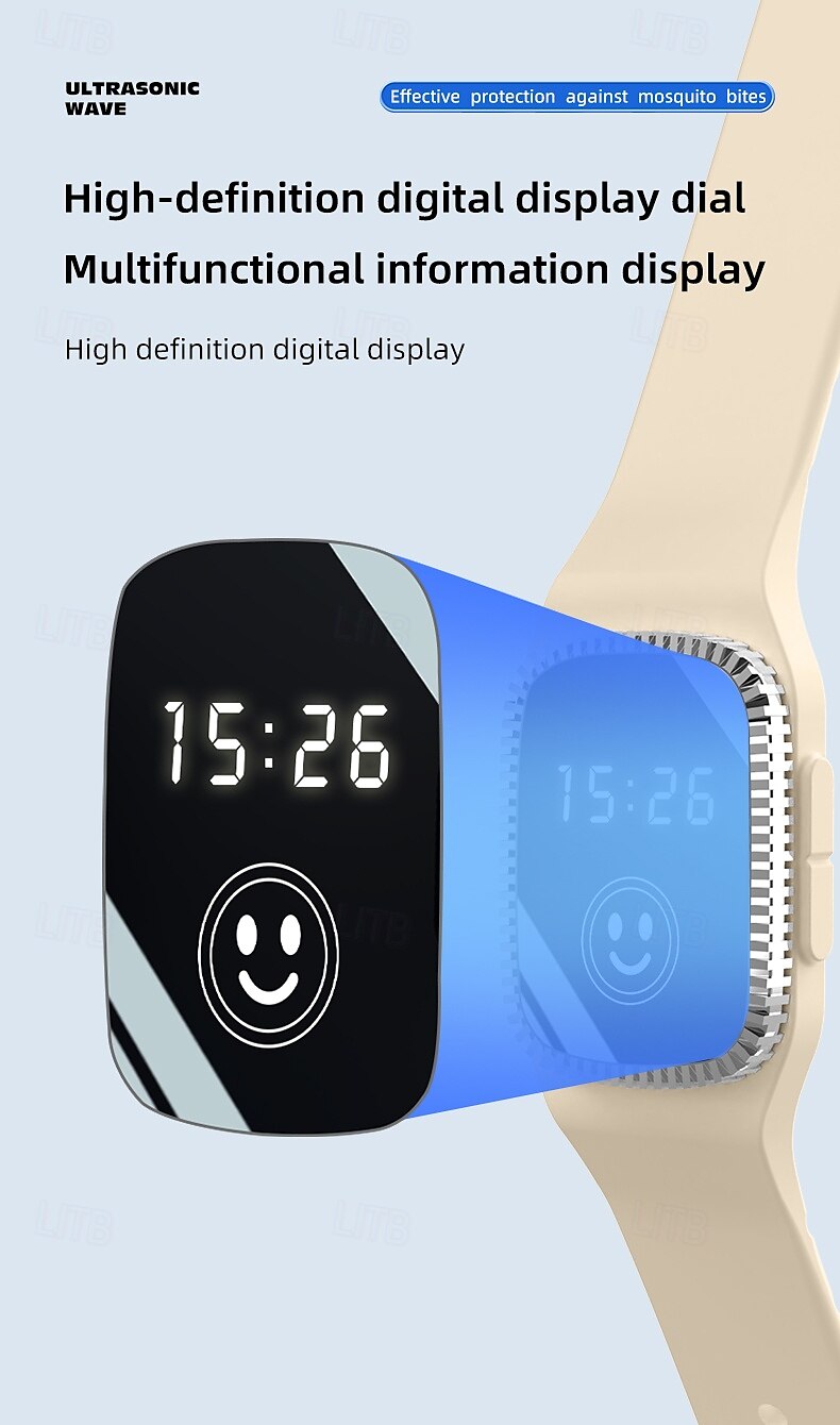 USB Mosquito Repellent Watch – Summer Silicone Bracelet for Adults and Children, Safe Wearable Mosquito Repellent 2025 - $17.99 –P8