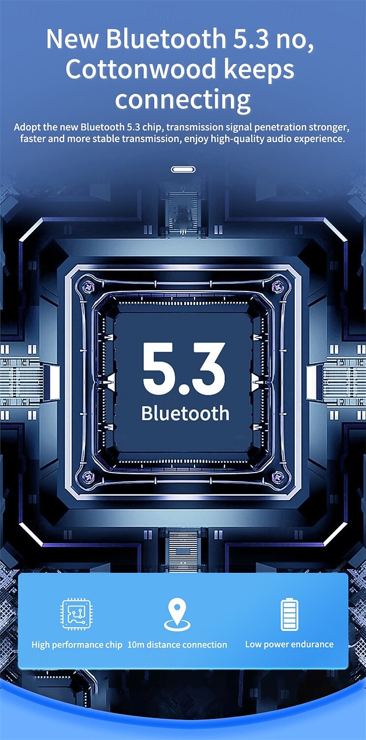 Ультрамаленькие мини-беспроводные Bluetooth наушники в форме арахиса невидимые внутриушные водонепроницаемые с шумоподавлением 2025 - $31.99 –P4