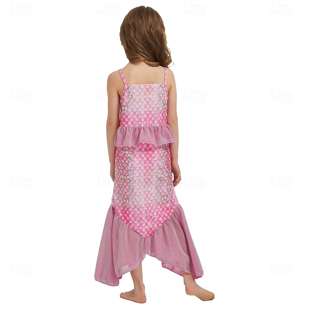 La Sirenetta Principessa Sirena Vestito Costume per festa a tema Cosplay Cosplay di film for Ragazze Bambini Carnevale Mascherata Feste Ferie del 2025 a $34.09 –P9