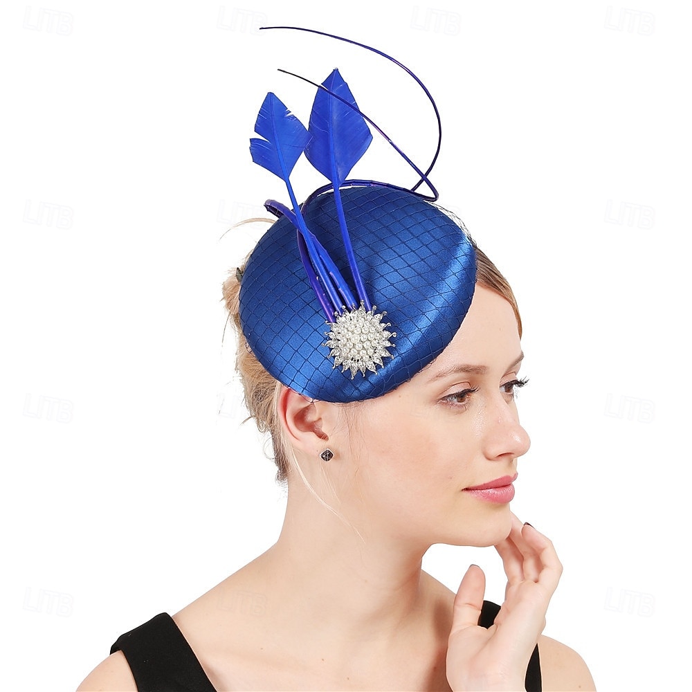 Headdress Fabric Fedora Hat Wedding Birthday Tea Party Horse Race Cocktail Elegant Vintage Cute With Floral Headpiece Headwear 2026 - $22.99 –P7