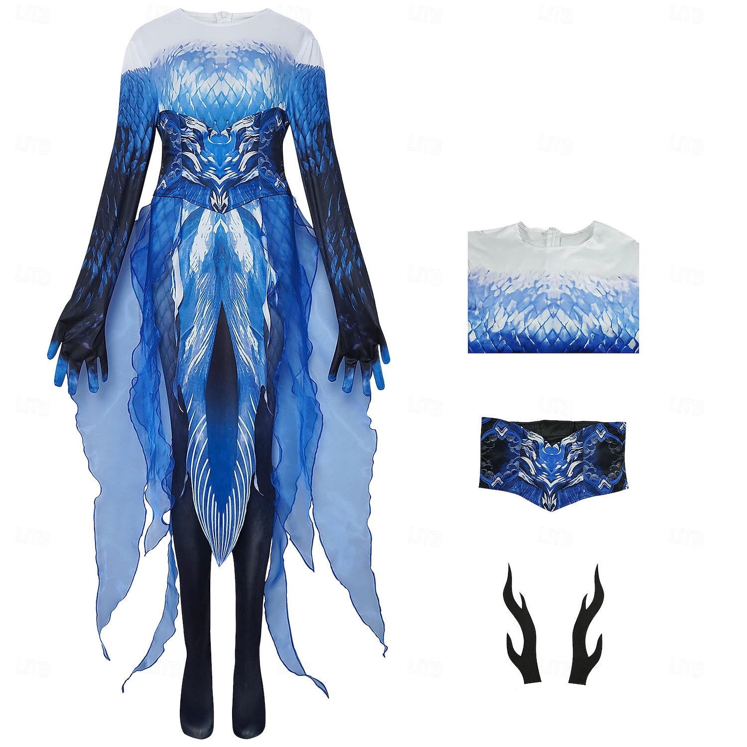 Ao Bing Ne Zha Shen Gongbao Cosplay Costume Cosplay Movie Cosplay for Men's Women's Boys Kid's Adults' Carnival Masquerade Event / Party Masquerade 2025 - $50.99 –P4
