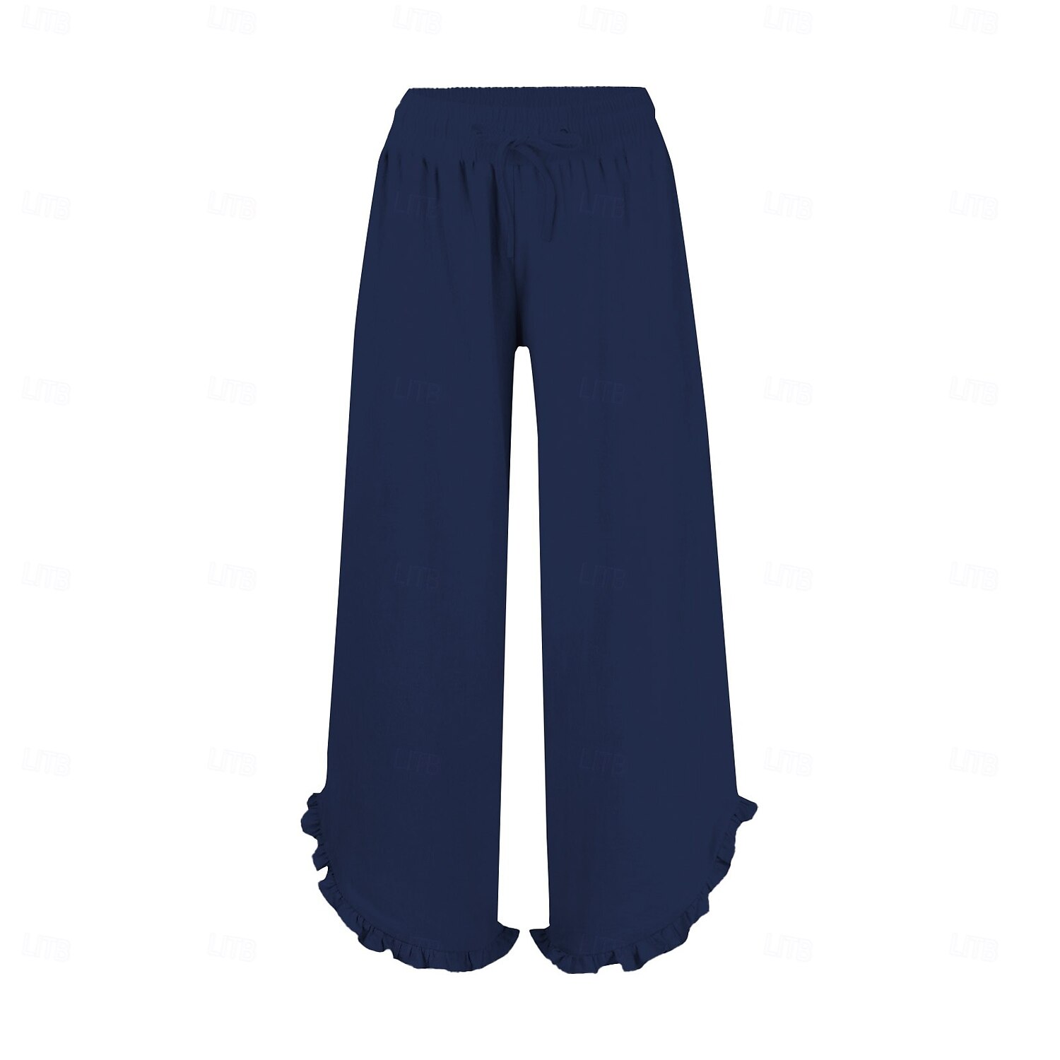Women's Chinos Comfort Ankle-Length High Waist Solid Colored Inelastic Casual Daily Apple Green Navy-blue claret Cuticolor Summer Spring Loose Fit 2025 - $17.99 –P15