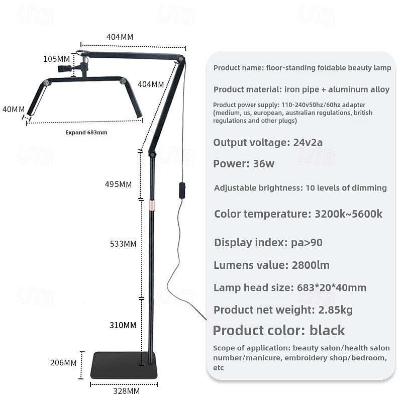 Table Lamp / Floor Lamp Ambient Lamps / Clip-On Simple / Novelty For Indoor Metal 2025 - $187.99 –P5