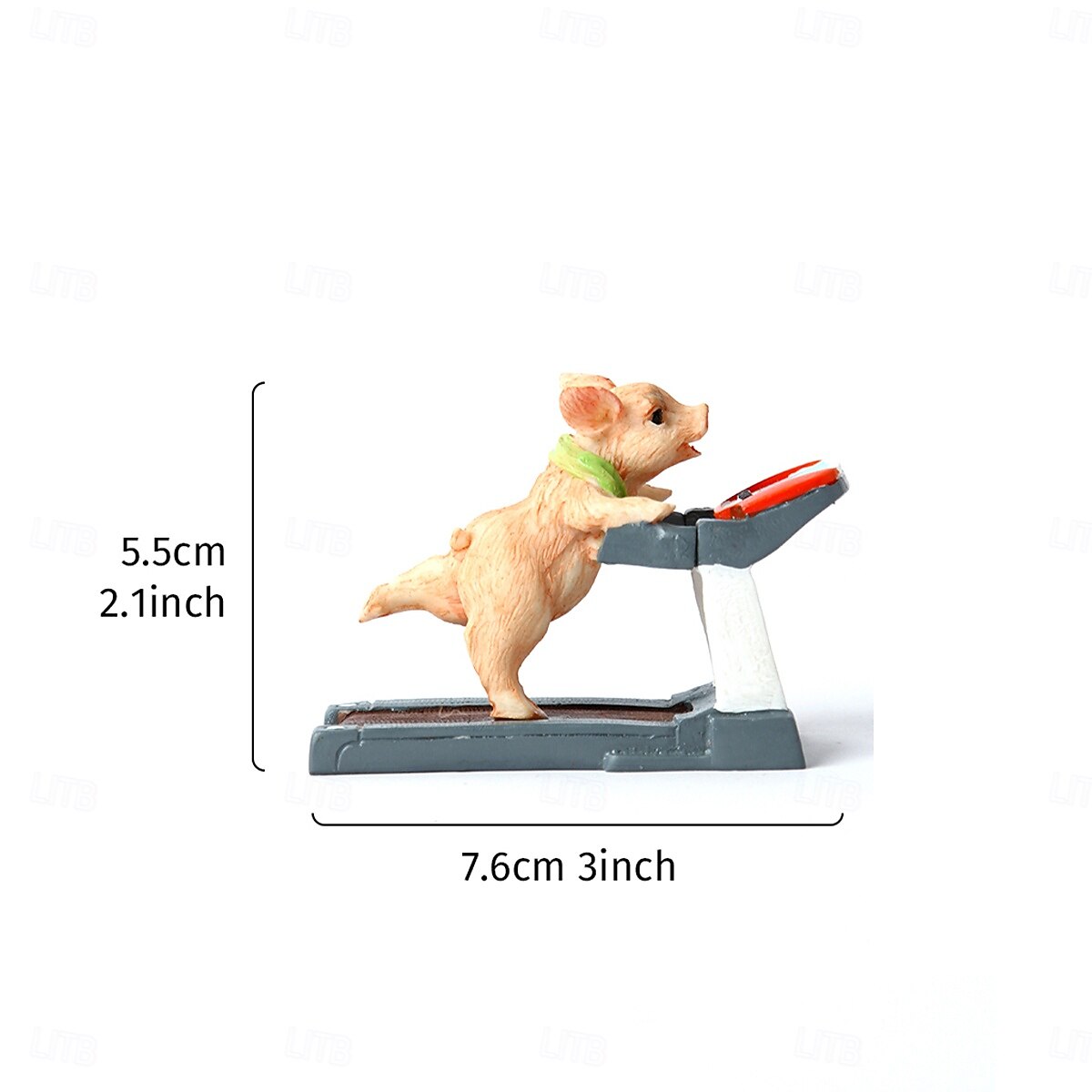 statua animale in miniatura a forma di maiale, decorazione da giardino in resina impermeabile dipinta a mano, piccola statuetta di maiale per casa, cortile, patio, bonsai, ornamento animale in del 2025 a $7.49 –P9