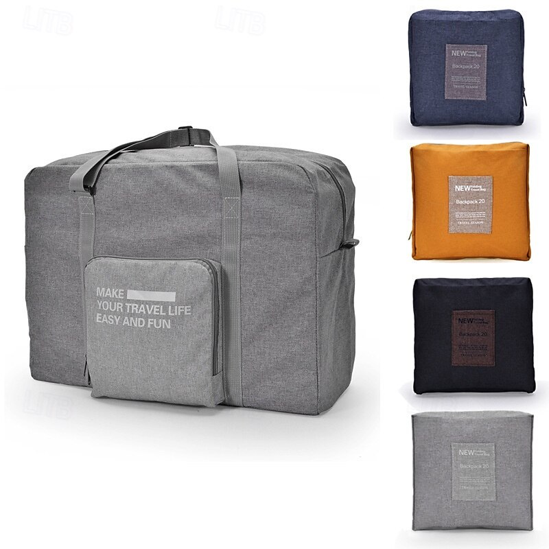 Weekender Bag Travel Duffel Bag with Shoe Compartment, Gym Bag with Wet Dry Separation for Women Men, Large Capacity Foldable Storage Bag, Waterproof Luggage Organizer for Travel 2025 - $12.49 –P1