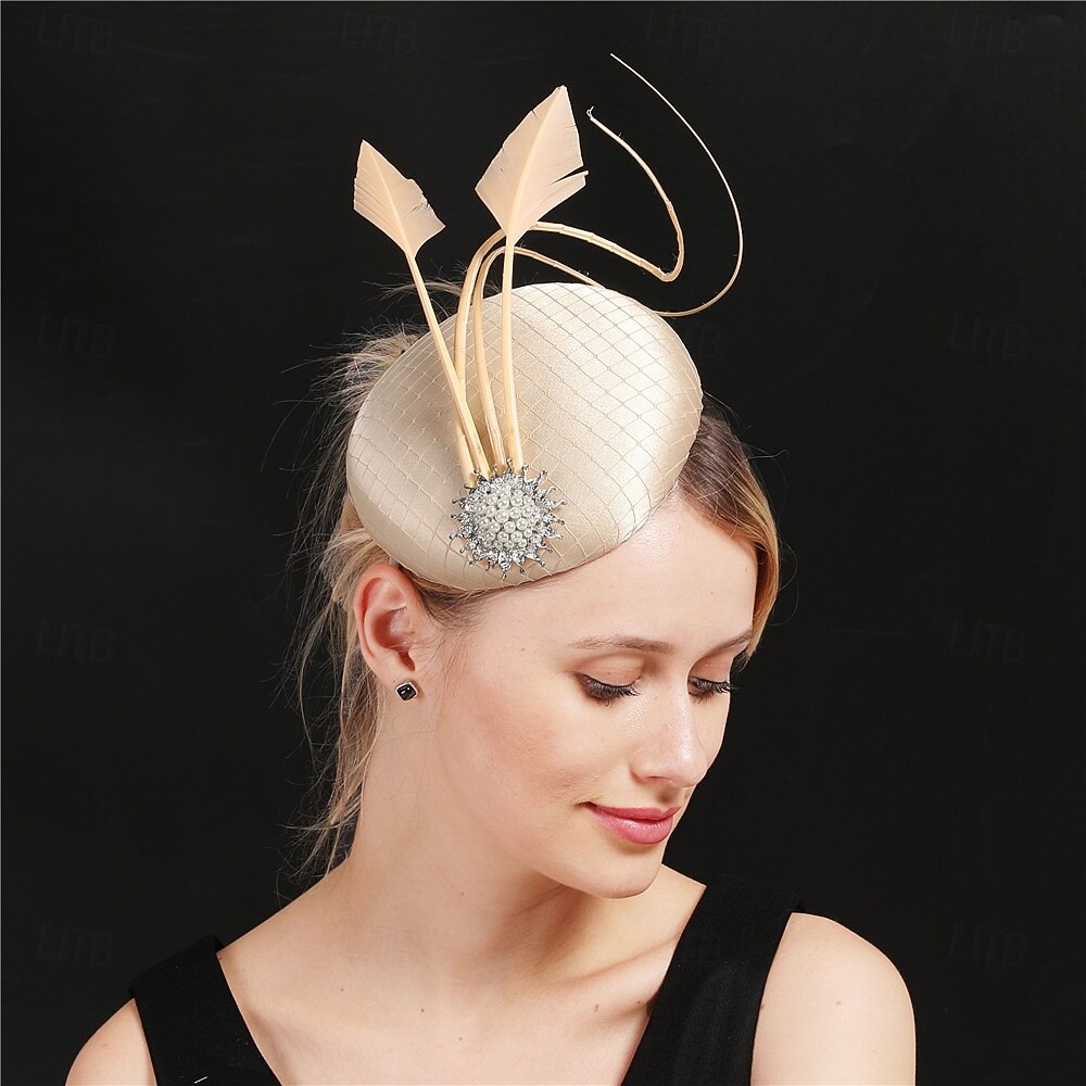Headdress Fabric Fedora Hat Wedding Birthday Tea Party Horse Race Cocktail Elegant Vintage Cute With Floral Headpiece Headwear 2026 - $22.99 –P15