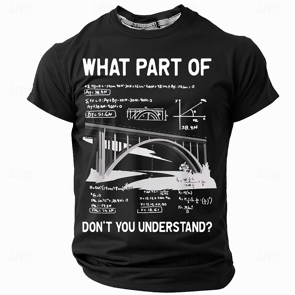 Męskie Zabawny slang Podkoszulek Krótki rękaw Podkoszulek Druk 3D Półgolf Koszula Moda Codzienny Ulica Codzienny Czarny Czerwony Niebieski Lato Wiosna Odzież S M L XL XXL XXXL 2025 - $17.99 –P4