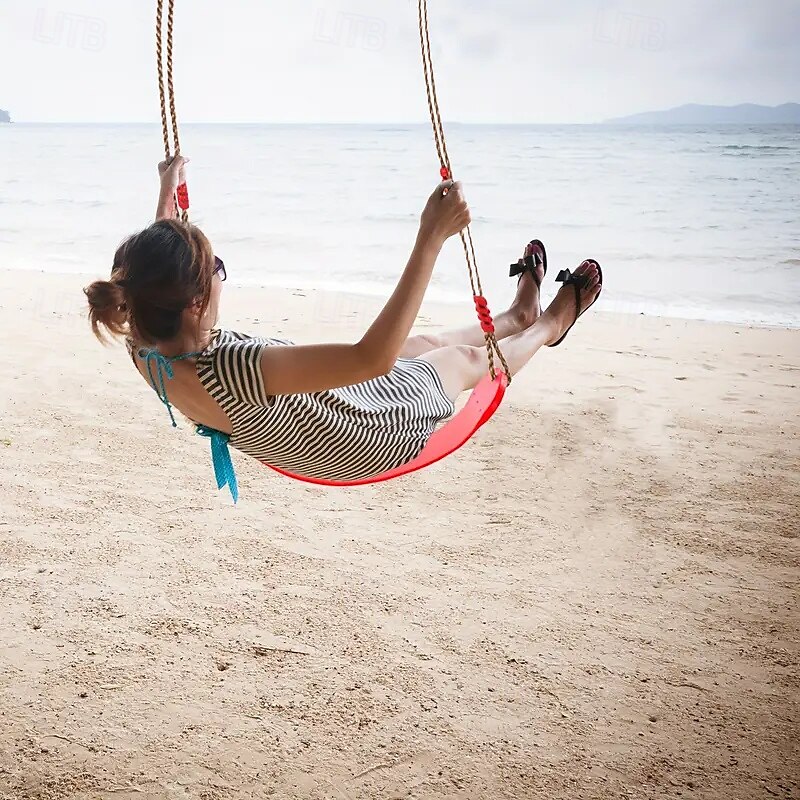 Adjustable Soft Swing Rope for Garden Outdoor Recreation and Fitness with EVA Soft Board Swing Chair 2025 - $51.99 –P3