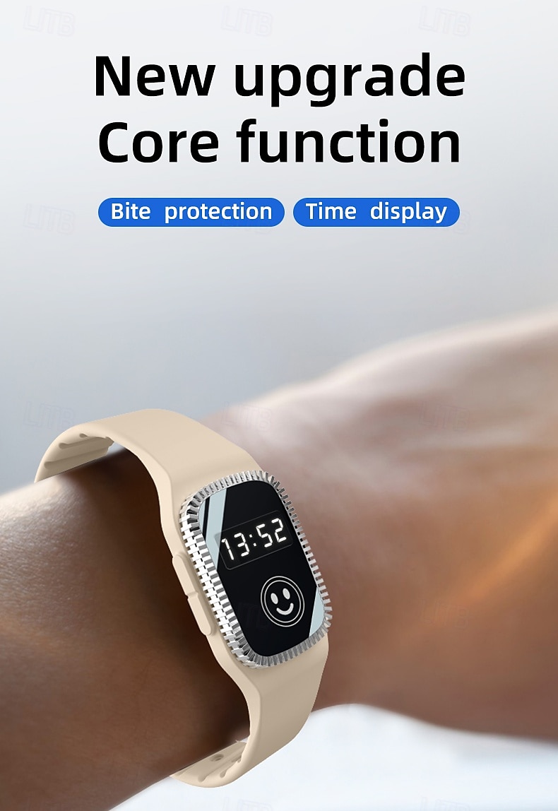 Montre répulsive contre les moustiques USB – Bracelet en silicone d'été pour adultes et enfants répulsif contre les moustiques portable et sûr de 2025 ? $19.99 –P1
