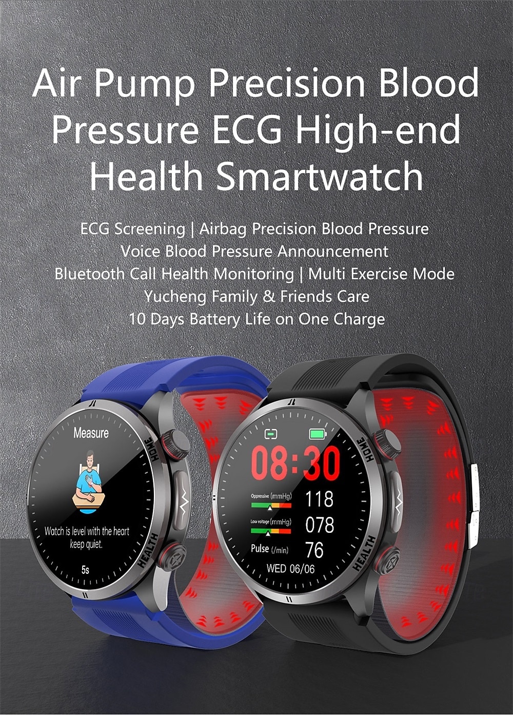 S26 Smart Watch 1.43 inch Smartwatch Bluetooth ECG+PPG Temperature Monitoring Pedometer Compatible with Android iOS Men Hands-Free Calls Message Reminder 49mm Watch 2025 - $178.99 –P1