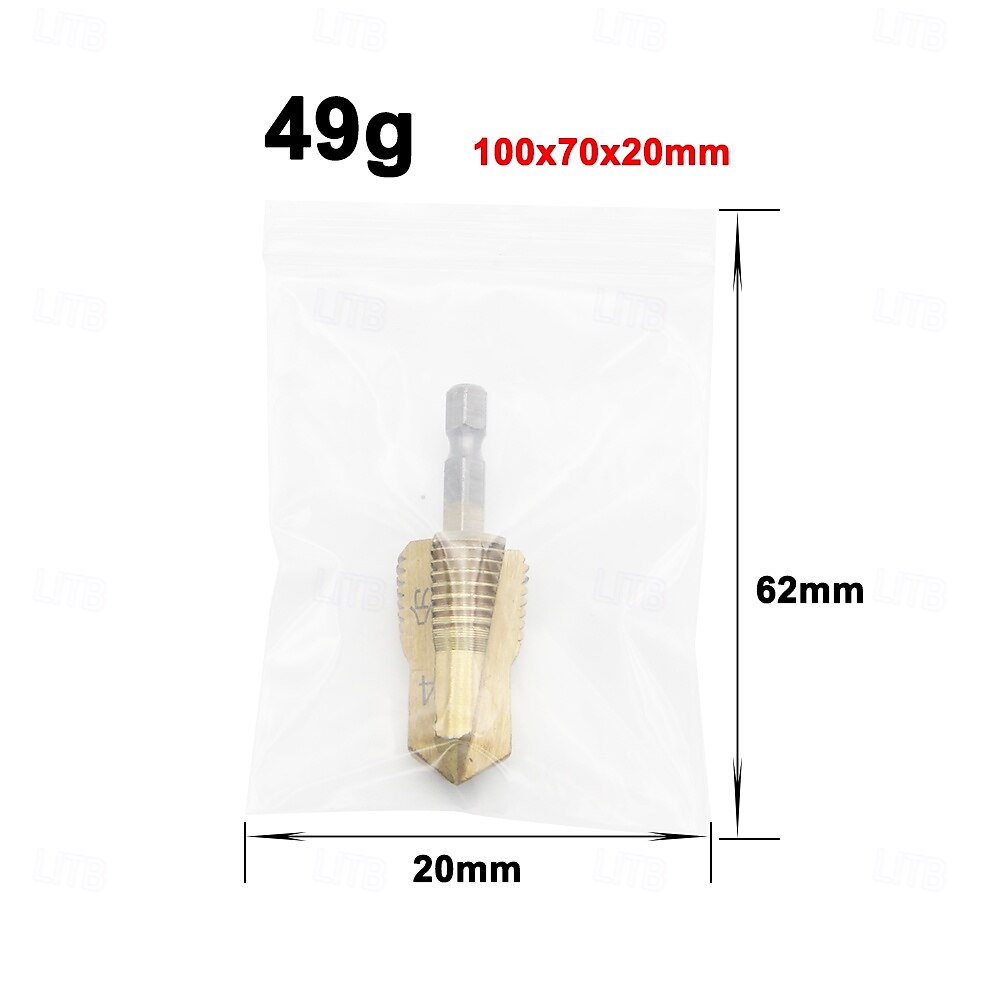 4/6-Point Hexagonal Shank Thread Tapping And Lifting Drill Bit Three Blade Step Drilling Water Electrician PPR Water Pipe Drilling Tool 2025 - $10.99 –P1